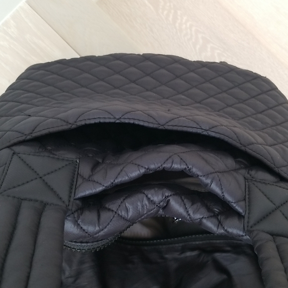 MZ Wallace Black Large Metro Tote Deluxe - with Luggage Opening - Picture 10 of 15